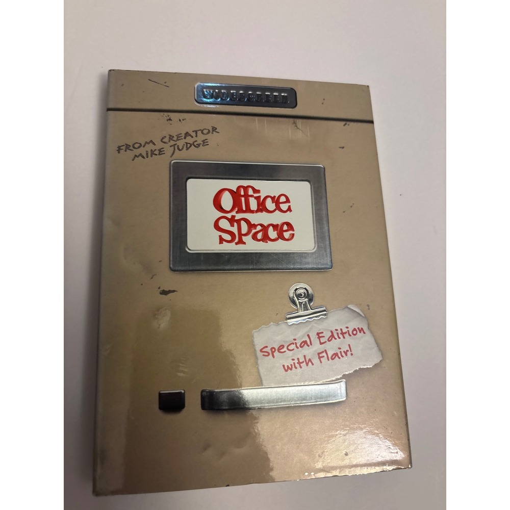 Office Space Special Edition with Flair DVD Mike Judge Comedy Widescreen Good